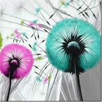 40CM 40CM OBRAZEK KOLOROWE DMUCHAWCE DRUK PŁÓTNO OBRAZ