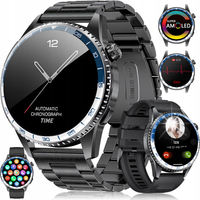 ZEGAREK SMARTWATCH EKG LATARKA AMOLED POMIAR GLUKOZY CIŚNIENIOMIERZ HRV