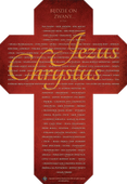 Jezus Chrystus - Będzie On zwany... – naklejka plakat samoprzylepny
