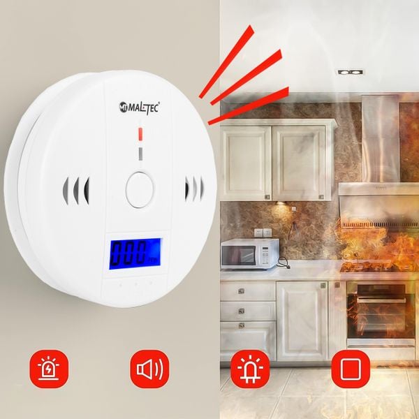 Czujnik Czadu Tlenku Węgla Certyfikowany SafeSensor1000 zdjęcie 4