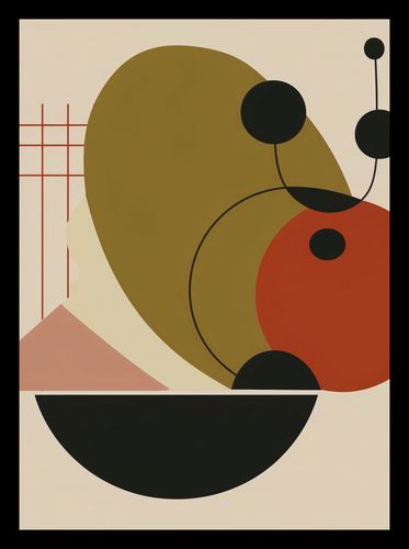 Plakat 40x55cm Geometryczny Balans na Arena.pl