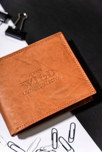 duży, skórzany portfel męski w orientacji poziomej - always wild na Arena.pl