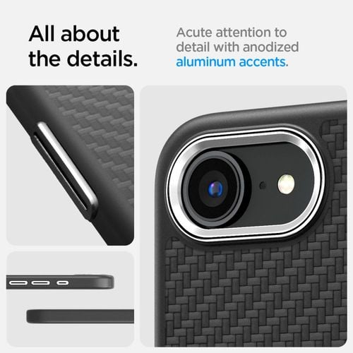 spigen enzo aramid mag magsafe iphone 16e matte black na Arena.pl