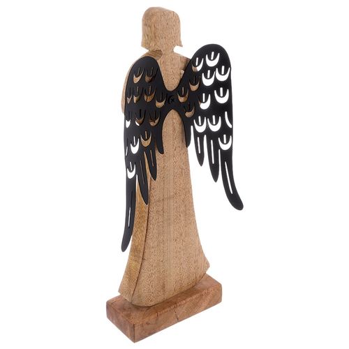 Figurka drewniana anioł MANGO 32,5 cm na Arena.pl