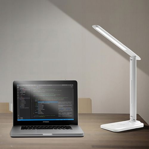 LAMPKA LED BIURKOWA NOCNA SZKOLNA BIURKO ŁADOWARKA na Arena.pl