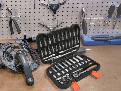 ZESTAW NARZĘDZIOWY KLUCZY KLUCZE NASADOWE 1/4 56CZ na Arena.pl