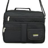 torba męska z nylonu sanchez - czarna