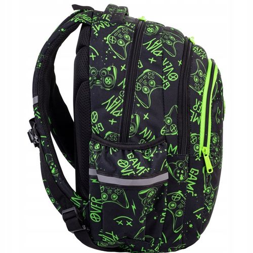 PLECAK SZKOLNY TORNISTER GRA DLA CHŁOPCA GAME NIGHT CZARNY PADY na Arena.pl