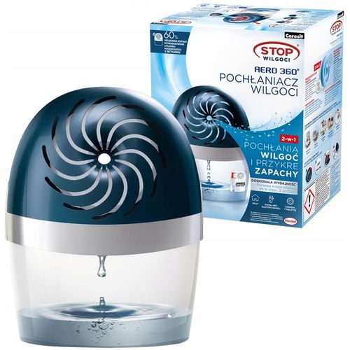 CERESIT POCHŁANIACZ WILGOCI URZĄDZENIE NIEBIESKIE + 5 WKŁADÓW PŁYN GRATIS na Arena.pl