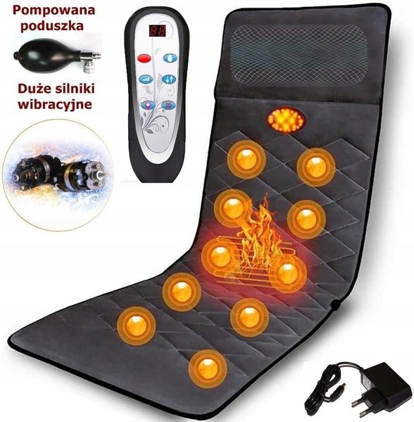 Materac masujący mata masująca shiatsu do masażu zdjęcie 12