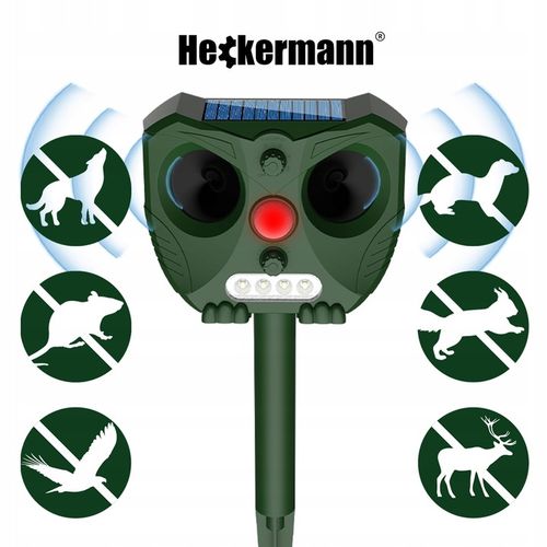 ODSTRASZACZ ULTRADŹWIĘKOWY ZWIERZĄT GRYZONI KOTÓW PSÓW DZIKÓW PTAKÓW na Arena.pl