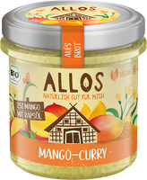 Pasta Kremowa Z Mango I Curry Bezglutenowa BIO 140 g - Allos
