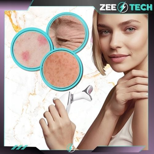 MASAŻER LIFTINGUJĄCY DO TWARZY SZYI SONICZNY DO UJĘDRNIANIA WIBRACYJNY EMS na Arena.pl