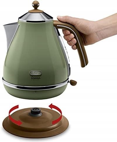Czajnik De’Longhi Icona Vintage KBOV 2001.GR 1,7 L, zielony na Arena.pl