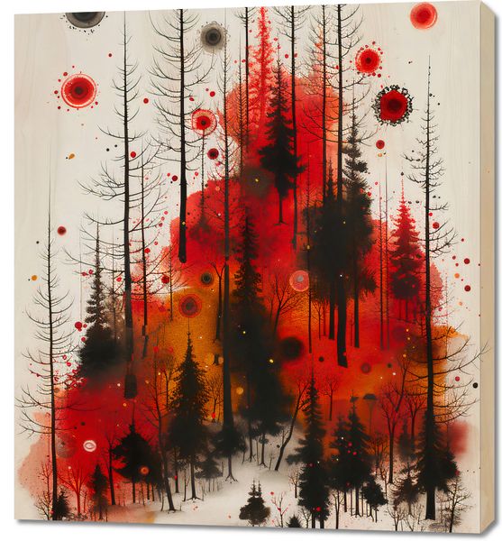 Obraz 90x100cm Światło w Mroku zdjęcie 1