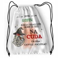 Plecak Dla Szefa Sportowy Szkolny Worek Torba Z Nadrukiem Ze Zdjęciem