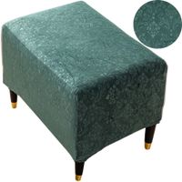 POKROWIEC NA PODNÓŻEK PUF WELUR OEKO TEX ORNAMENT PREMIUM ELASTYCZNY