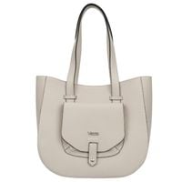 VEZZE torebka skórzana klasyczna z długimi rączkami V548 j.beżowa