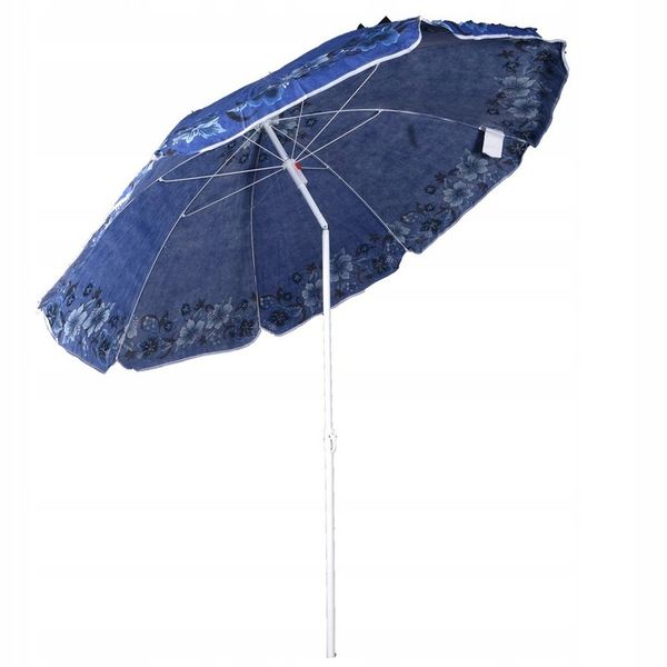 DUŻY PARASOL OGRODOWY PLAŻOWY ŁAMANY PRZECIWSŁONECZNY 180 cm + PODSTAWA zdjęcie 3