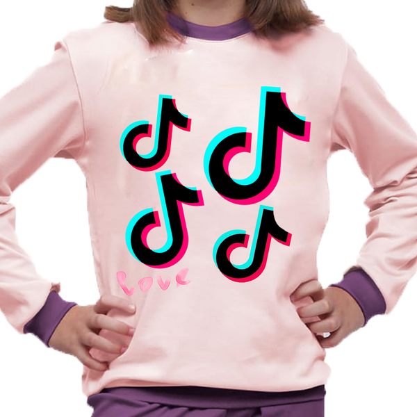 Piżama dziecięca Tik Tok zdjęcie 1