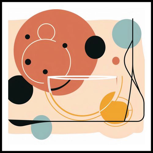 Plakat 100x100cm Harmonia Ciepła na Arena.pl