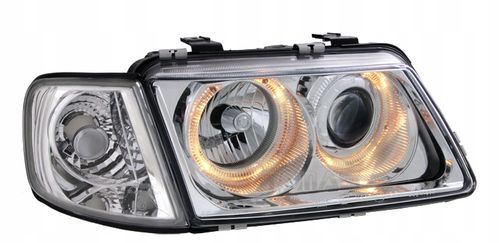 Lampy przednie reflektory A3 8L CHROM RINGI na Arena.pl