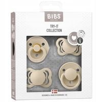 Smoczki dla dziecka BIBS 4 sztuki TRY-IT 0 m+ różne rodzaje MIX Vanilla