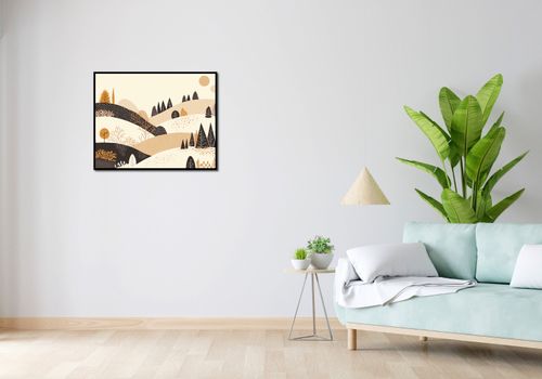Plakat 76x60,5cm Jesień w Wzgórzach na Arena.pl