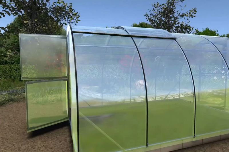 Emaga Okno dachowe 100x200cm rozsuwane do szklarni Primus zdjęcie 3