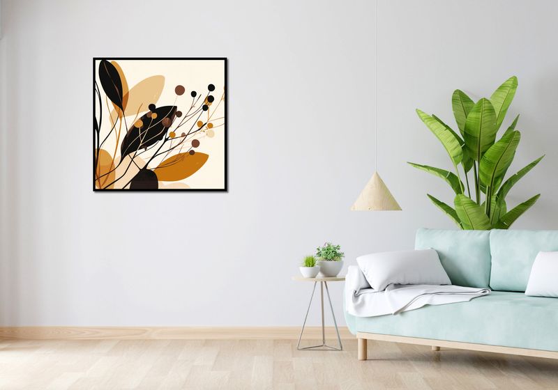 Plakat 80x80cm Jesienne Sylwety zdjęcie 4