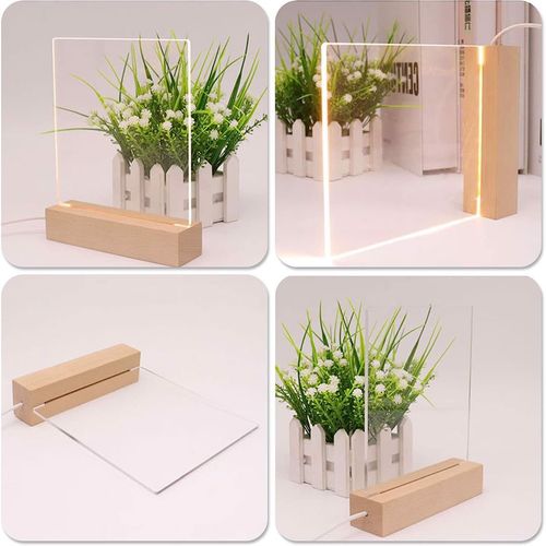 Podstawa z oświetleniem LED ramka do zdjęć 2szt na Arena.pl