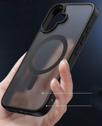 Etui do iPhone 16 WZMACNIANE 360° MATOWE MATT Case + 2szt SZKŁO na Arena.pl