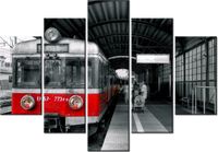 105CM 150CM OBRAZ 5 ELEM NA PERONIE DRUK