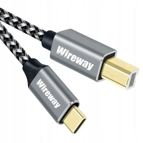 KABEL PRZEWÓD USB 2.0 USB-B DO USB-C DO DRUKARKI OPLOT WIREWAY WW332103 3m na Arena.pl