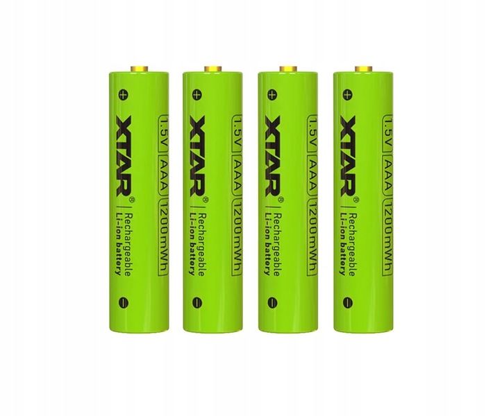 XTAR 10440-1.5V 1200mWh Li-ION AAA BOX4 zdjęcie 5