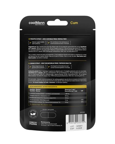Coolmann Cum - 60 Capsules na Arena.pl