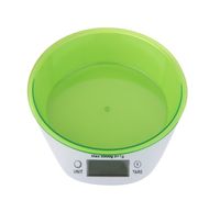 WAGA KUCHENNA ELEKTRONICZNA 5kg Z MISKĄ ZIELONY
