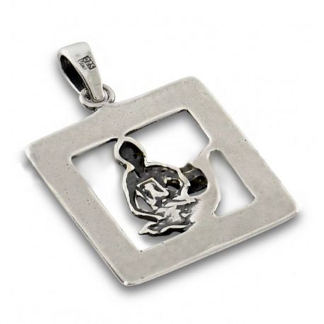 SREBRNY WISIOREK ZNAK ZODIAKU WODNIK PRÓBA SREBRA 925 GRAWER GRATIS na Arena.pl