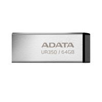 ADATA | Pamięć Masowa USB | UR350 | 64 GB | USB 3.2 Gen1 | Czarny