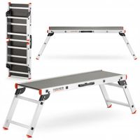 Podest aluminiowy roboczy drabina aluminiowa 2,45m