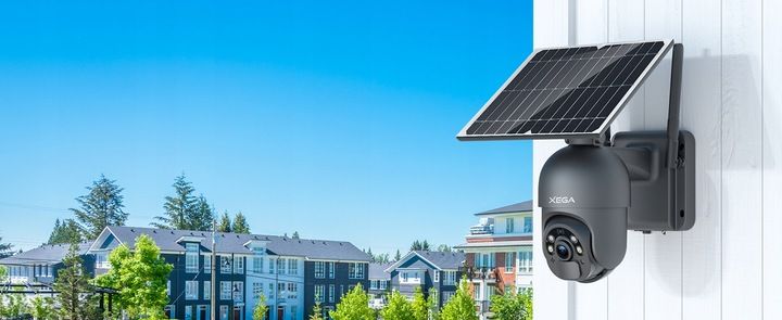 KAMERA SOLARNA ZEWNĘTRZNA OBROTOWA NA KARTĘ SIM 4G LTE GSM 2K 3MP Z KARTĄ zdjęcie 14