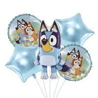 Zestaw balonowy piesek Bluey niebieski