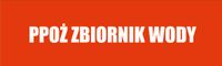 Tabliczka Droga pożarowa grawer piktogram 20x6 cm duży wybór
