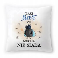 Poduszka Dla Szefa Szefunia Na Urodziny Prezent Z Nadrukiem Ze Zdjęciem