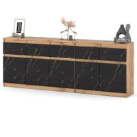 Komoda 5 Szuflad Do Salonu Sypialni Best Oleksa 200cm Wotan San Sebastian
