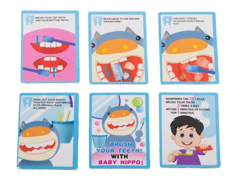 Dentysta zestaw lekarski hipopotam niebieski na Arena.pl