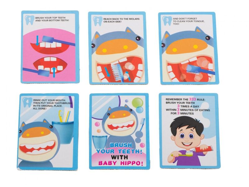 Dentysta zestaw lekarski hipopotam niebieski zdjęcie 5