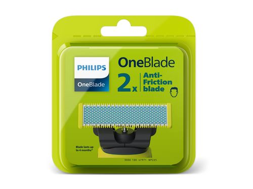 Philips | Replaceable blade (2 pcs) | QP225/50 OneBlade | Black/Green na Arena.pl