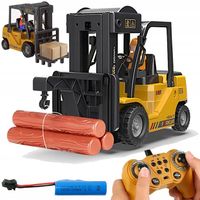 ZDALNIE STEROWANY WÓZEK WIDŁOWY SZTAPLARKA WIDLAK HAK PILOT DYM PREZENT