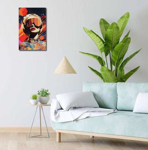 Obraz 30x50cm Retrofuturystyczna Muza na Arena.pl